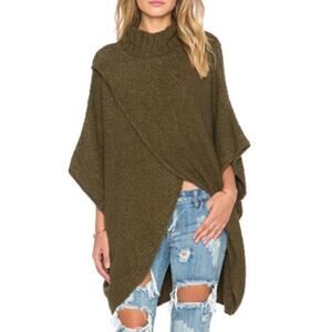 $168 Free People All Wrapped Up Cocoon Sweater M/L